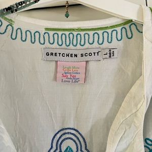 Gretchen Scott cotton beach coverup